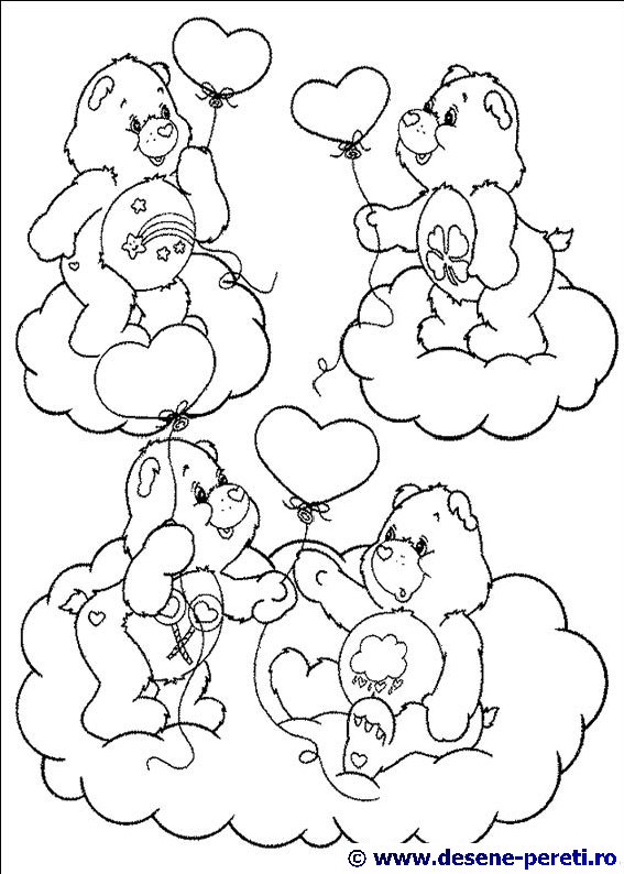 The Care Bears desene de colorat